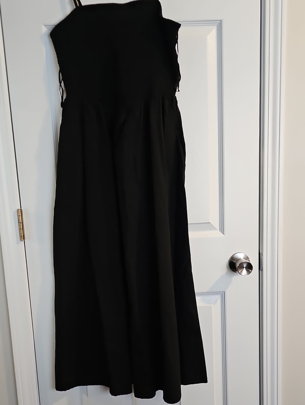 Sincerely Jules Black Strapless A-Line Maxi Dress